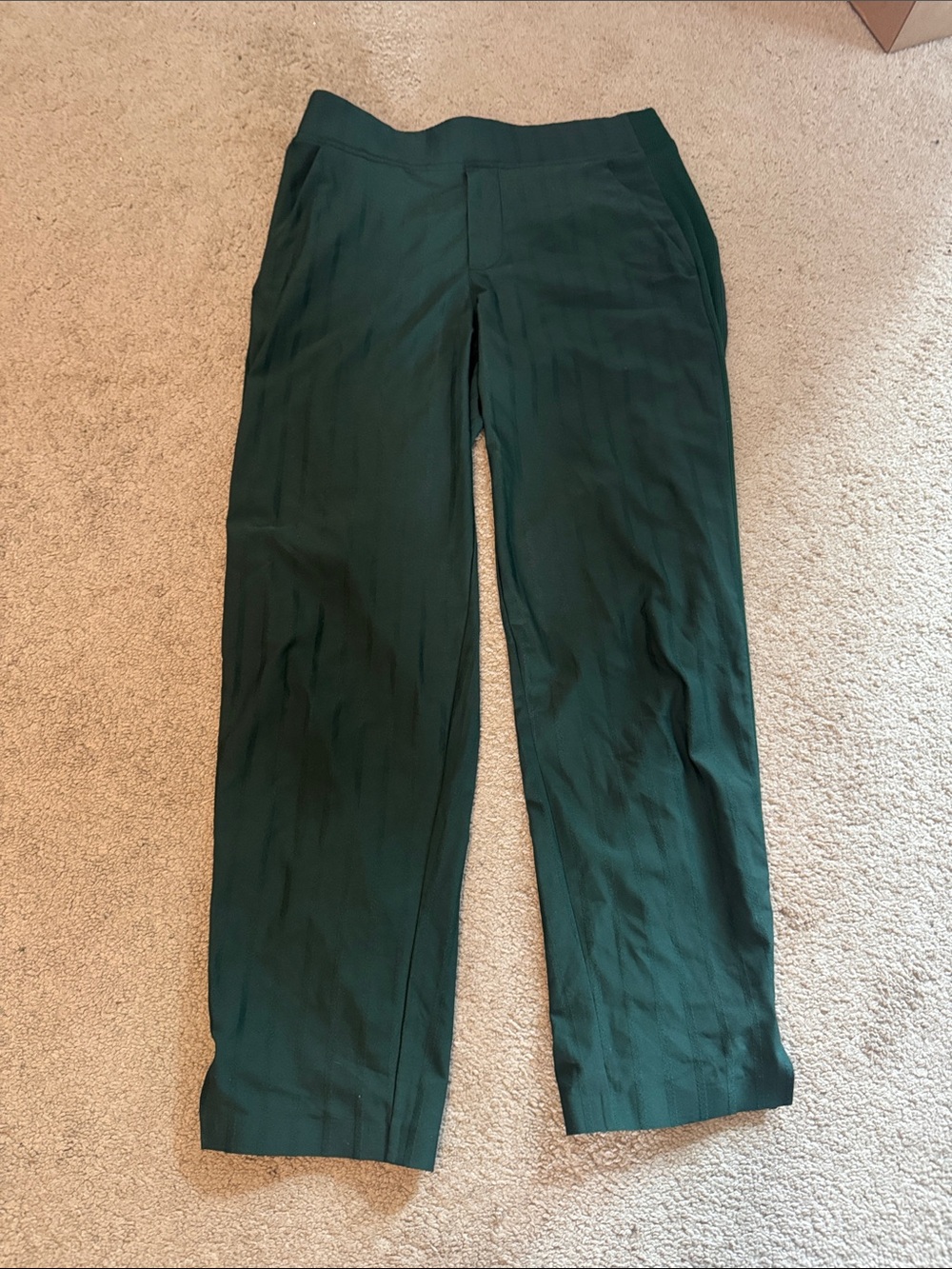 Athleta Brooklyn Ankle Pant in Seaweed Gloss Stripe - Picture 2 of 4